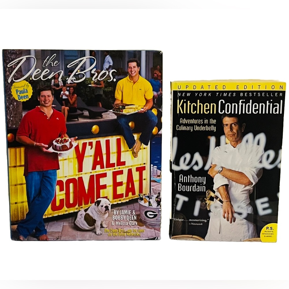The Deen Bros Cookbook Y'ALL COME EAT & Kitchen Confidential, Culinary, Book